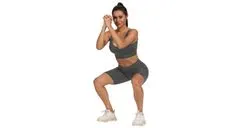 Merco Yoga Sporty kratke športne hlače sive barve, L