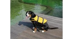 Merco Dog Swimmer plavalni jopič za pse, rumena, XXL