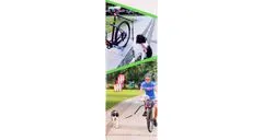 Merco Komplet vodnikov Bike Buddy za pse, črn