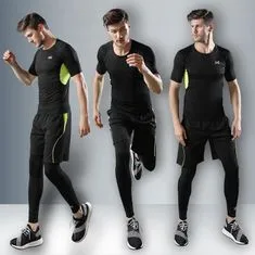 Merco Fitnes komplet Runner 3M zelen, moški, XL