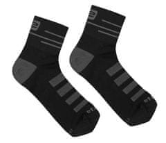 Etape Večpaketne športne nogavice SOX, 3 kosi, črno-antracitna, M/L