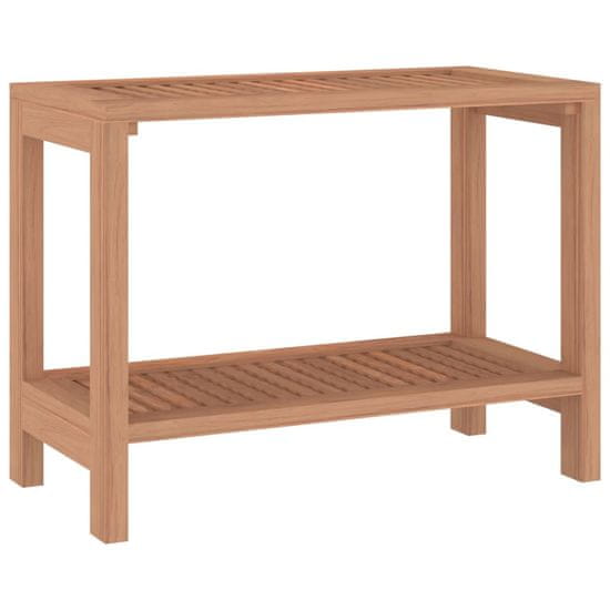 Vidaxl Klop za tuširanje 60x30x45 cm trdna tikovina