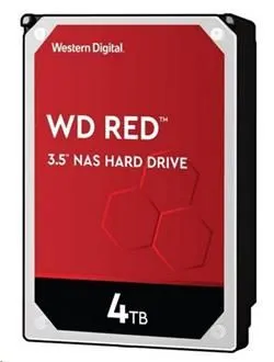 WD HDD Red 3,5'' 4TB - 5400 vrtljajev na minuto/SATA-III/256MB