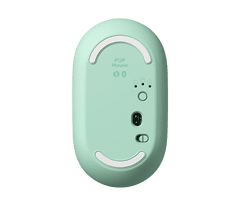 Logitech POP Mouse miška, z emoji, Bluetooth, mint (910-006547)