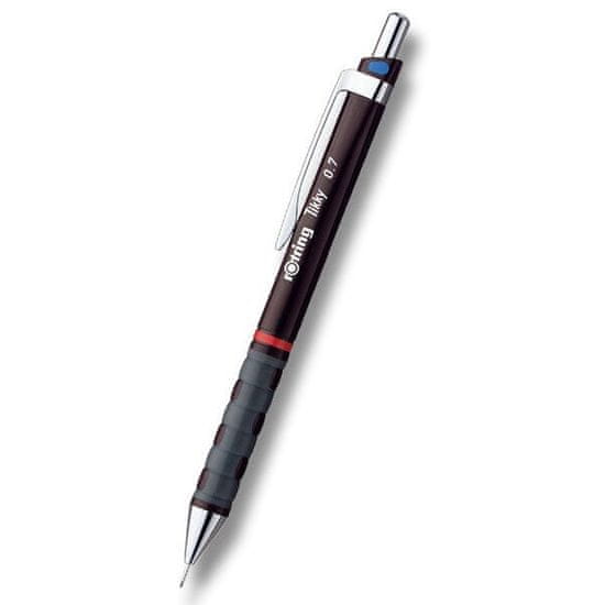 Rotring Mikro svinčnik Tikky Burgundija, različna širina sledi 0,7 mm