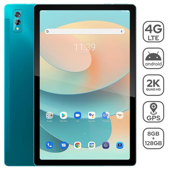 iGET Blackview Tab 11 tablični računalnik, 26,31cm (10,36), 2K, 4G LTE, 8GB, 128GB, zelena
