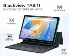 Blackview Tab 11 tablični računalnik, 26,31 cm, 4G LTE, 8GB, 128GB, srebrn