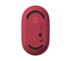 Logitech POP Mouse miška, z emoji, Bluetooth, roza (910-006548)