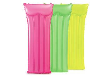 Intex Neonski napihljivi ležalnik 183x76cm