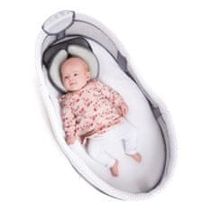 Bo Jungle otroška posteljica z nočno lučko B-BabySleeper Grey