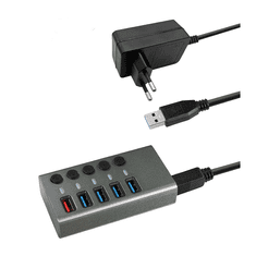 MaxTrack USB 3.0 HUB CH 10 5-port