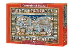 JOKOMISIADA Puzzle 2000 el. Zemljevid sveta, 1639