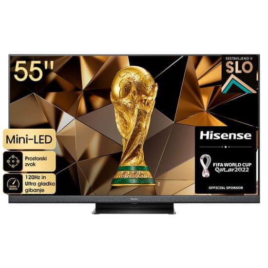 Hisense 55U8HQ ULED 4K Ultra HD televizor, Smart TV - kot nov