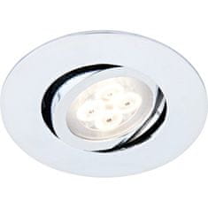 Flector LED vgradne luči okrogle zatemnitvene SET 5x3W 2700K 1400lm bele nagibne