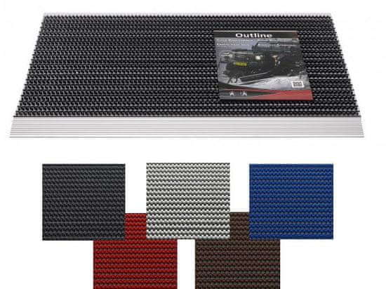 eoshop Podloga za vrata 325 Obris (Varianta: 006 rjava 40 x 60 x 2,2 cm)