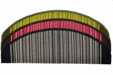 eoshop Stopniščna preproga Carnaby (polkrog-pravokotnik) (Varianta: zelena)