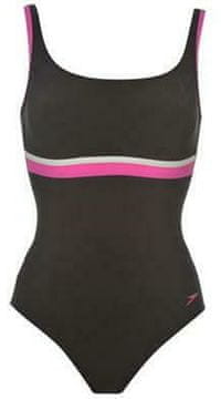 Speedo - Kontura plavati Apartma dame - Blk/Ecsta/bela - L