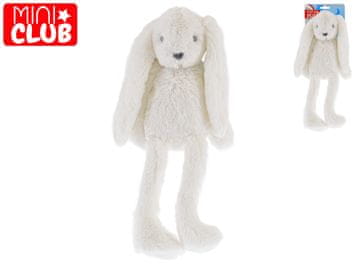Mini klubski zajček plišasti beli 30 cm dolge noge