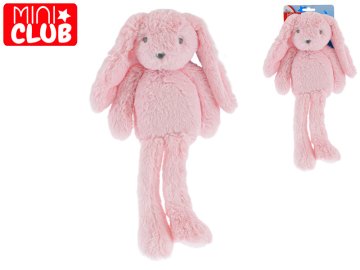 Mini klubski zajček plišasti roza 30 cm dolge noge