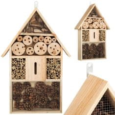 tectake Hotel za žuželke, izdelan iz lesa