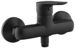 AQUALINE AQUALINE LOTTA Črna Mat Nástenná Sprchová Armatura