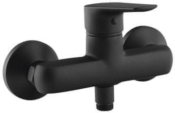 AQUALINE AQUALINE LOTTA Črna Mat Nástenná Sprchová Armatura