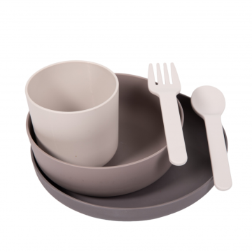 Bo Jungle jedilni set CPLA 5ks Grey