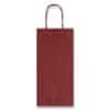 Darilna vrečka Allegra 140 x 85 x 390 mm, za steklenico - temno rdeča