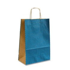 Sadoch Natura Pois darilna vrečka 360 x 120 x 410 mm, velikost L - modra