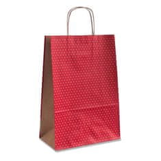 Sadoch Natura Pois darilna vrečka 160 x 80 x 210 mm, velikost S - rdeča