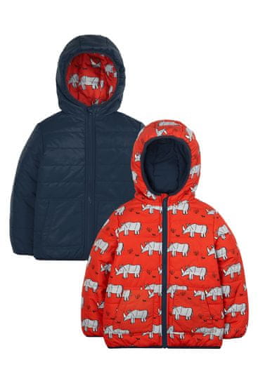 Frugi OBOJESTRANSKA JAKNA Rhino Friends