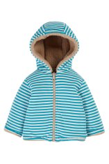 Frugi OBOJESTRANSKA JOPICA IZ FLISA Twig/Camper Breton 62/68