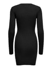 ONLY Ženska obleka ONLLIZA Bodycon Fit 15267964 Black (Velikost XL)
