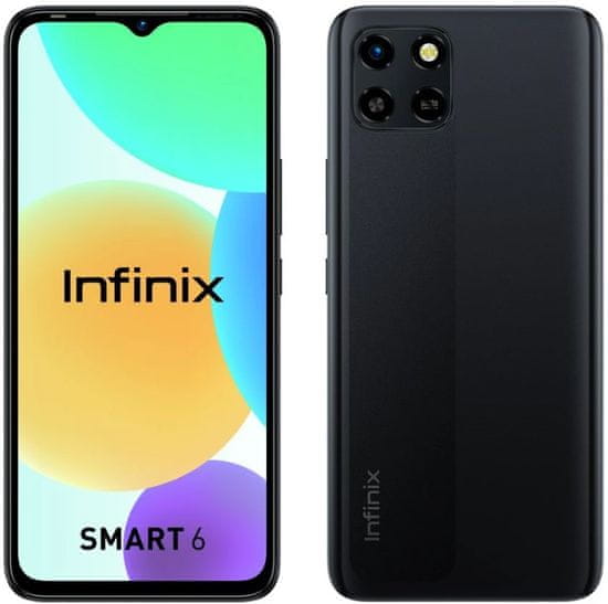 Infinix Smart 6 HD mobilni telefon, 2 GB/32 GB, črn