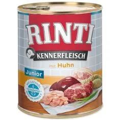 RINTI Konzervirana hrana Kennerfleisch Junior piščanec - 800 g