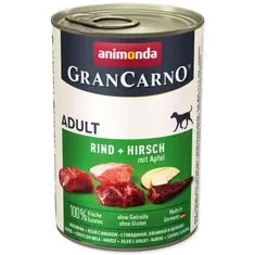 Animonda Konzerva Gran Carno govedina + jelen + jabolka - 400 g