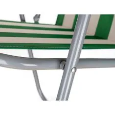 Happy Green Stol za plažo, zelena črta