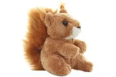 Uni-Toys Plišasta veverica 12 cm - EKO-prijazno
