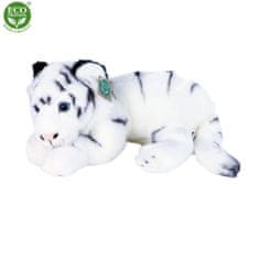 Rappa Plišasti beli tiger, ki leži 36 cm EKOLOŠKO PRIJAZNO