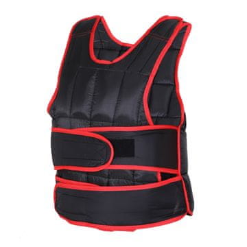 HOMCOM 20kg Unisex 38 Enotna teža Body Armour, oblazinjenje, zapirala z
Velcro, črna in rdeča