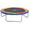 HOMCOM pvc zaščitni robni pokrov za trampolin v rdeče, modro, rumeni barvi ( ø305cm )