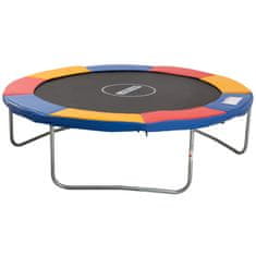 HOMCOM pvc zaščitni robni pokrov za trampolin v rdeče, modro, rumeni barvi ( ø305cm )