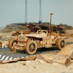 Robotime Leseni 3D puzzle dirkalni avtomobil