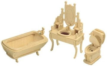 Lesena igrača, WCK 3D sestavljanka Kopalnica