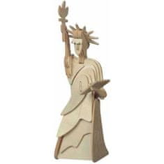 Woodcraft Lesena 3D sestavljanka Kip svobode manjša