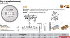 CMT Žaga za laminirane plošče Hm D=300 F=30 Z=96 K=3,2/2,2