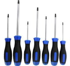 KING TONY TOOLS Komplet vijačnikov Torx 7 Elem. T10, T15, T20, T25, T27, T30, T40