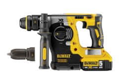 DeWalt Sds-Plus 18V 2,1J 2 X 5,0Ah Xr Li-Ion brezkrtačno vrtalno kladivo + ročaj Dch274P2