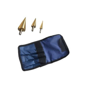 KOMPLET STOPNIČNIH SVEDROV, 3-delni, 4–32 mm