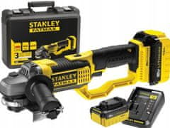 Stanley Kotni brusilnik 18V 125Mm 2 X 4,0Ah Fmc761M2